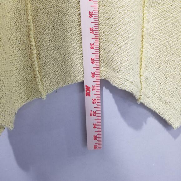 Soft Surroundings Sweater Womens Small Yellow Cowl Neck Breakwater Tunic 2A793 - Picture 9 of 10